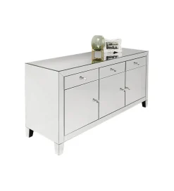 Komoda lustrzana Luxury  140 cm transparentna