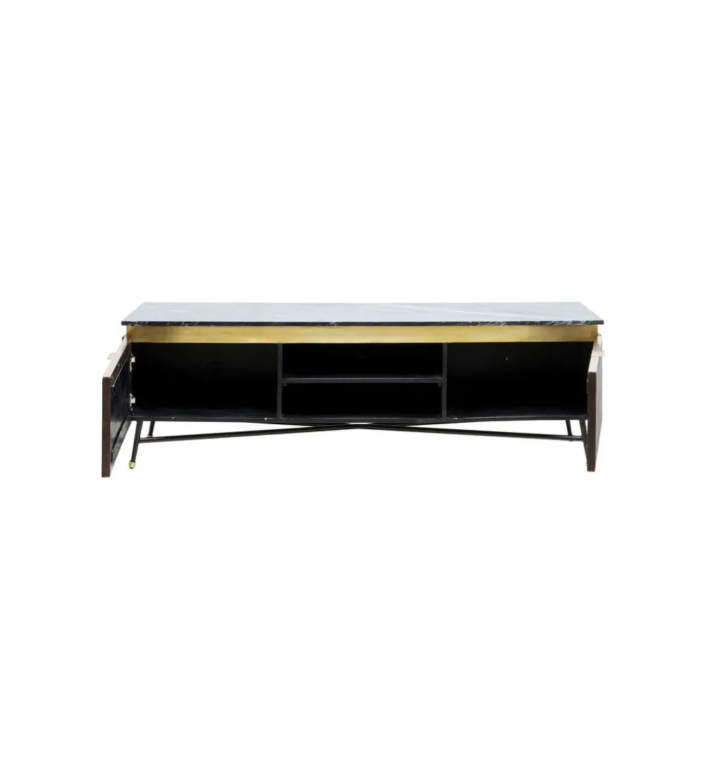 Komoda lustrzana Luxury 88 cm transparentna