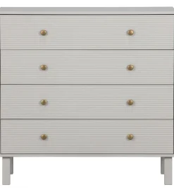 Komoda MADU 91 cm drewno sosna szara