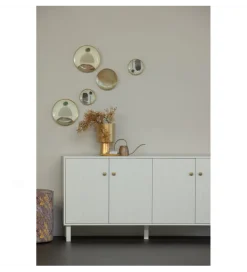 Komoda MADU 160 cm drewno sosna szara