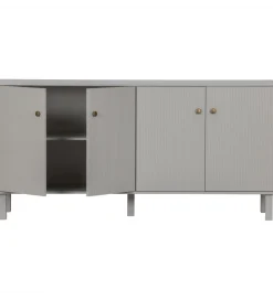 Komoda MADU 160 cm drewno sosna szara