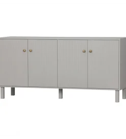 Komoda MADU 160 cm drewno sosna szara