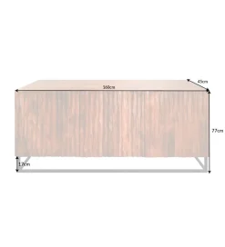 Komoda MARIETT Amazonas 160 cm drewno mango