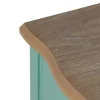 Komoda MASOL 80 cm drewno jodłowe Turkusowa