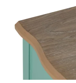 Komoda MASOL 80 cm drewno jodłowe Turkusowa