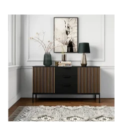 Komoda MEORATI 150 cm w optyce dąb artisan