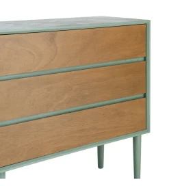 Komoda MESTARONY 75 cm naturalna zielona