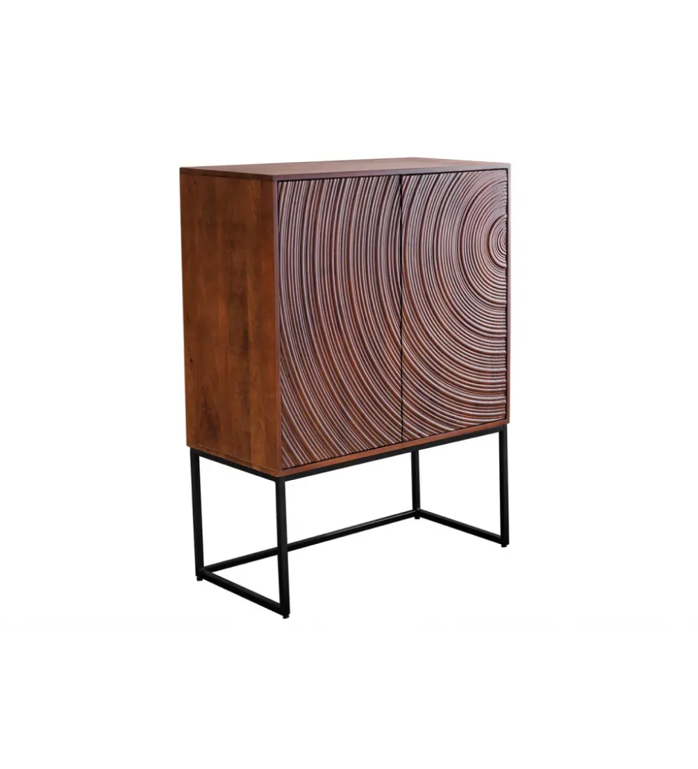 Komoda METRASNO 90 cm drewno mango