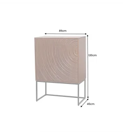 Komoda METRASNO 90 cm drewno mango