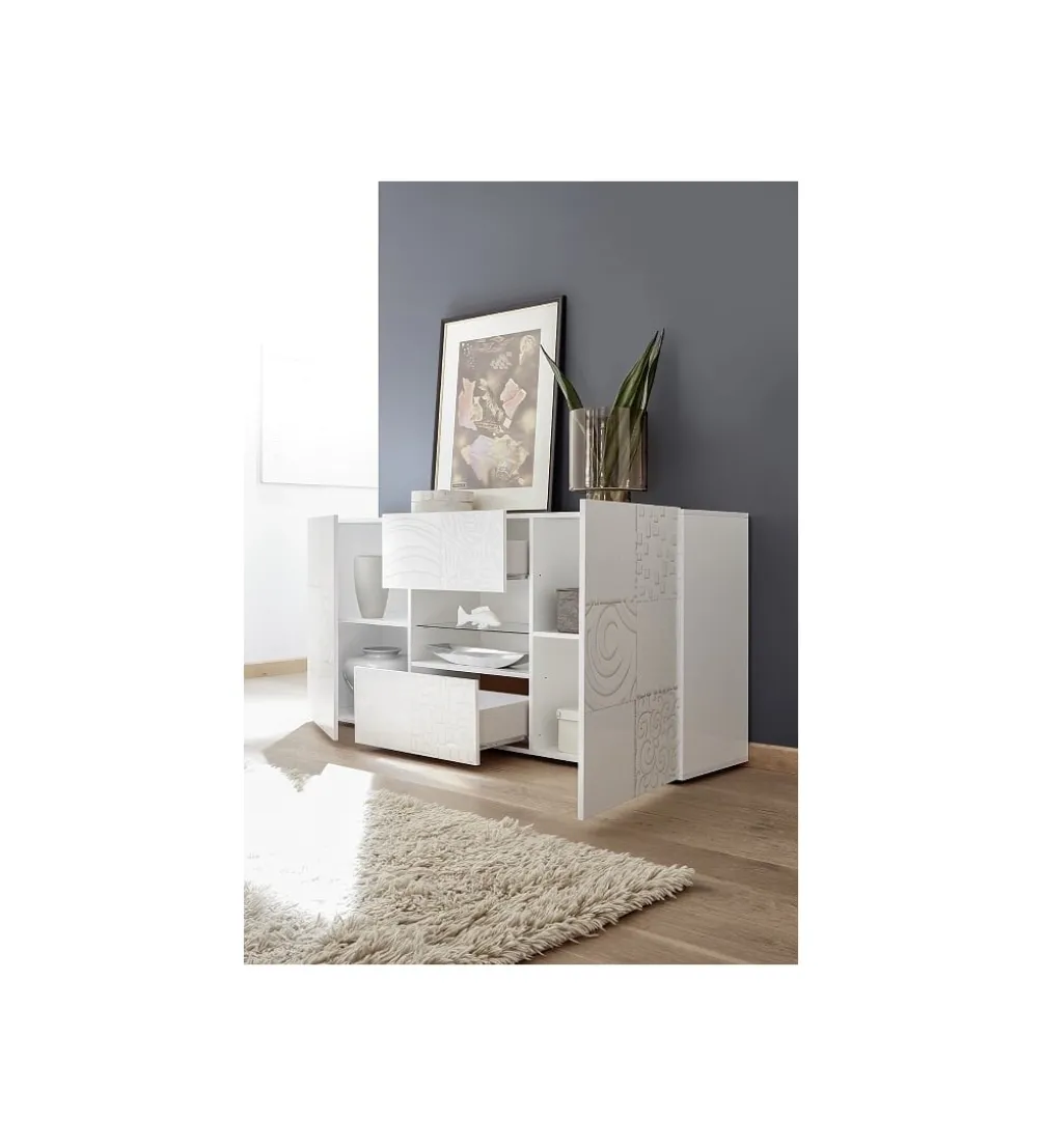 Komoda MIRO 180 cm biała