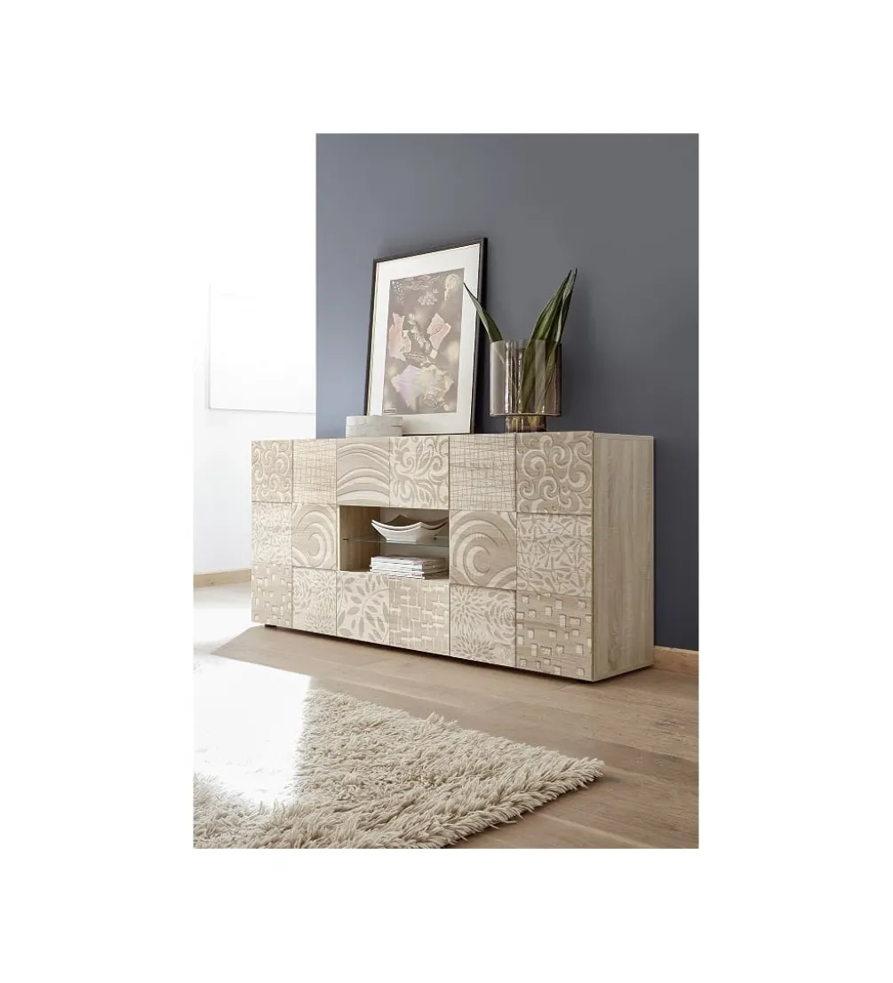 Komoda MIRO 180 cm dąb sonoma