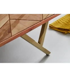 Komoda NIKOZ 90 cm drewno akacja