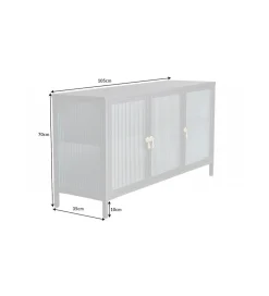 Komoda OLIMPIA 105 cm czarna
