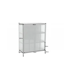 Komoda OLIMPIA 80 cm czarna