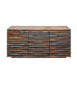 Komoda OMBRA Relief 160 cm drewno sheesham