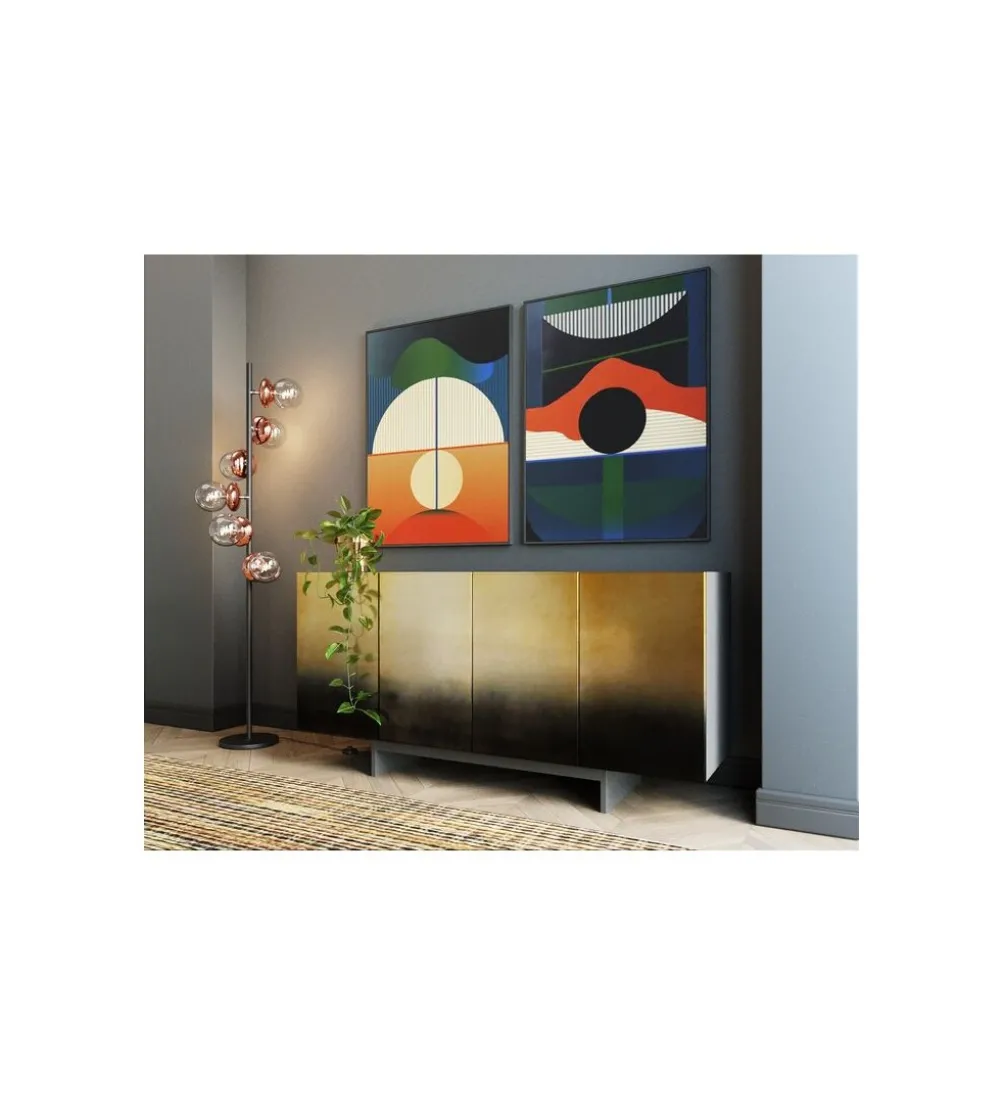 Komoda PREZIOSO 160 cm fornir jesion