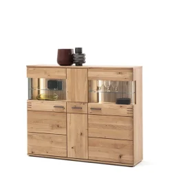 Komoda SALVADOR 150 cm w optyce dębu naturalny