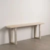Komoda SARMUTO 210 cm drewno saur bielona