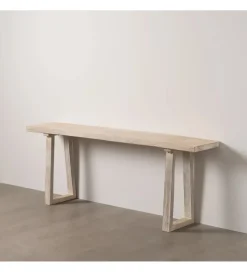 Komoda SARMUTO 210 cm drewno saur bielona