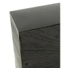 Komoda Shanil 120 cm drewno czarna