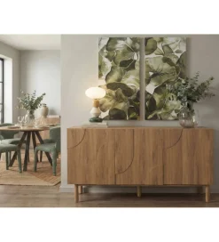 Komoda SHERIDAN 160 cm naturalna