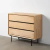 Komoda SINTRA 100 cm drewno kauczuk naturalna