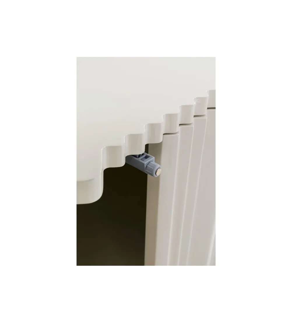 Komoda STUCCO 152 × 80 cm szara