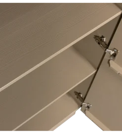Komoda TEO 116 cm drewno sosny mud