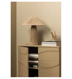 Komoda TEO 116 cm drewno sosny mud