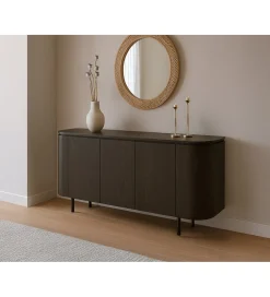 Komoda Tobago 170 cm czarny