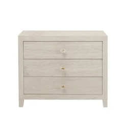 Komoda TRAVERTINO 91 x 74 cm naturalna beżowa