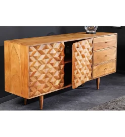 Komoda TROPEA 145 cm drewno akacja honey