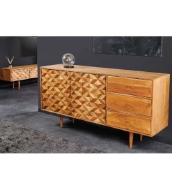 Komoda TROPEA 145 cm drewno akacja honey