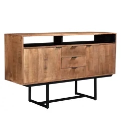 Komoda VALDEREZ 150 cm drewno mango
