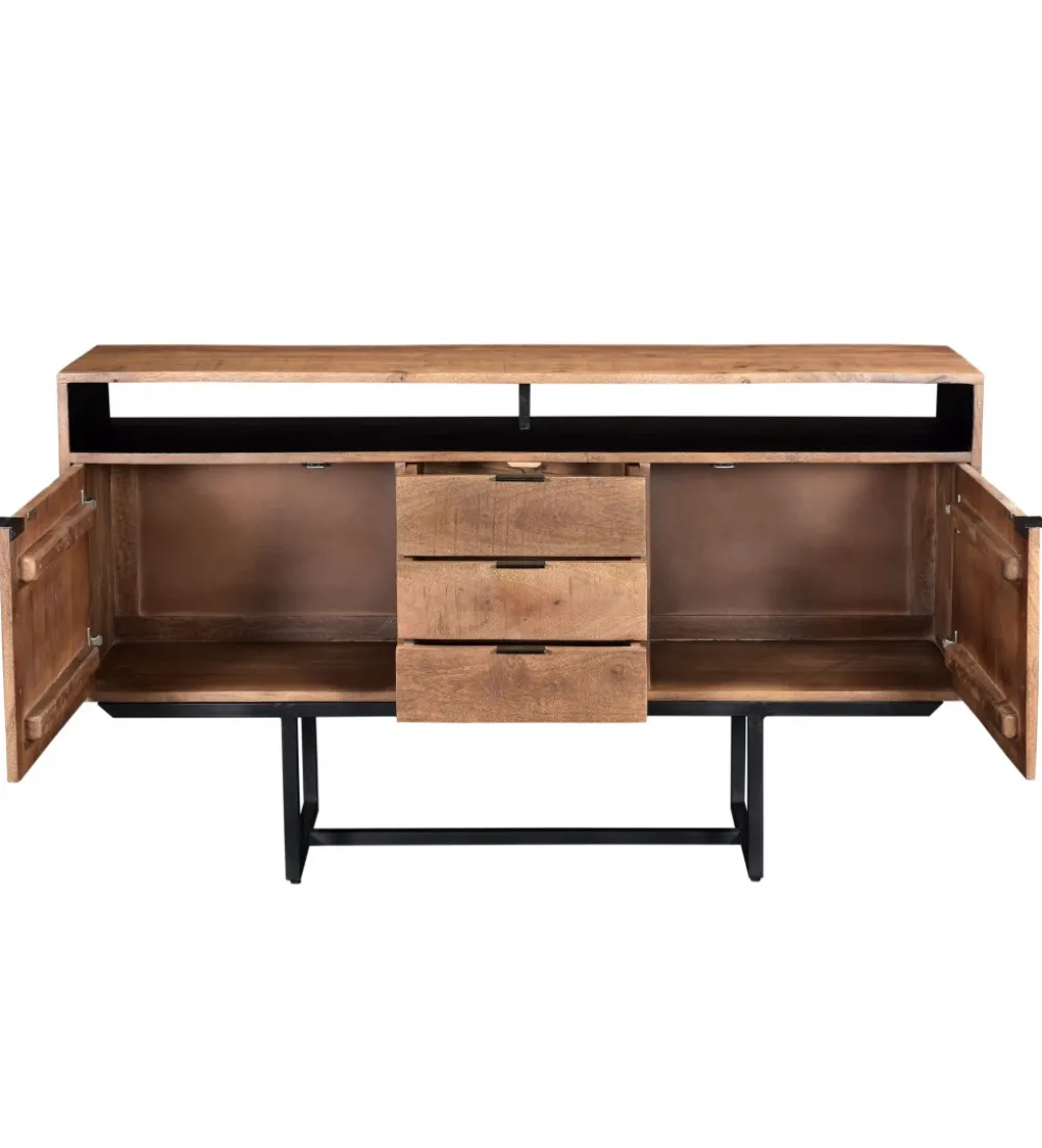 Komoda VALDEREZ 150 cm drewno mango