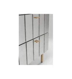 Komoda VENICE LIVE 106 cm srebrna
