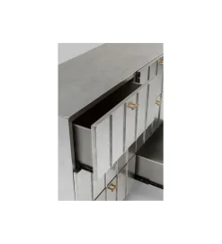 Komoda VENICE LIVE 106 cm srebrna
