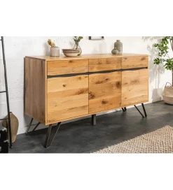 Komoda VIVENTE Living Edge 160 cm drewno dąb dziki