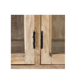 Komoda Witryna Iron Craft 160 cm drewno mango