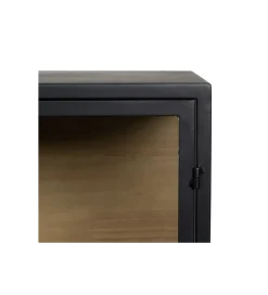 Komoda Witryna NEGRO 150 cm czarna