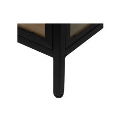Komoda Witryna NEGRO 150 cm czarna