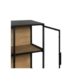 Komoda Witryna NEGRO 150 cm czarna