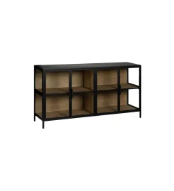 Komoda Witryna NEGRO 150 cm czarna