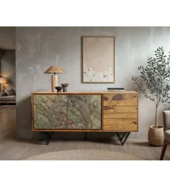 Komoda WOHNLING 150 cm drewno sheesham