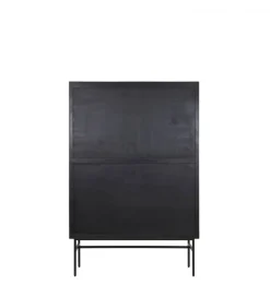 Komoda wysoka ABAGE 180 cm czarna