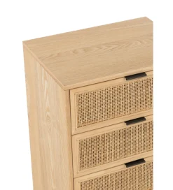 Komoda wysoka BASONOT 100 cm naturalna
