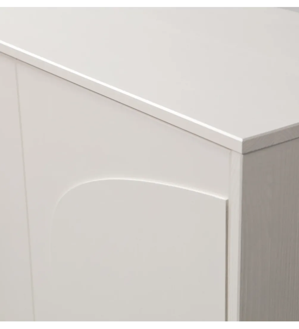 Komoda wysoka CADIZ 135 cm drewno sosny mist