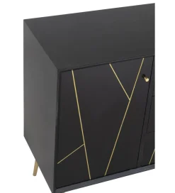 Komoda wysoka EVEREST 106 cm brązowo beżowa