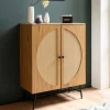 Komoda wysoka FONTA 80 cm w optyce dębu