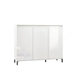 Komoda wysoka GENUA 138 cm biała
